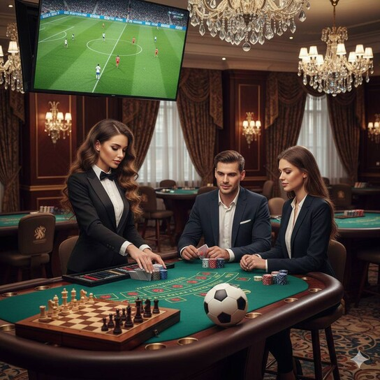 红黑大战棋牌对战界面示意